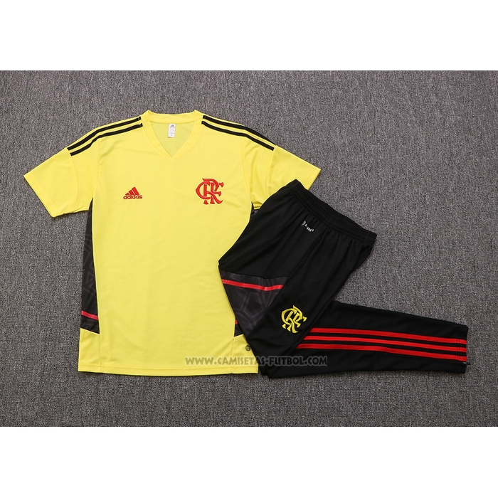 Chandal del Flamengo Manga Corta 2022-2023 Amarillo